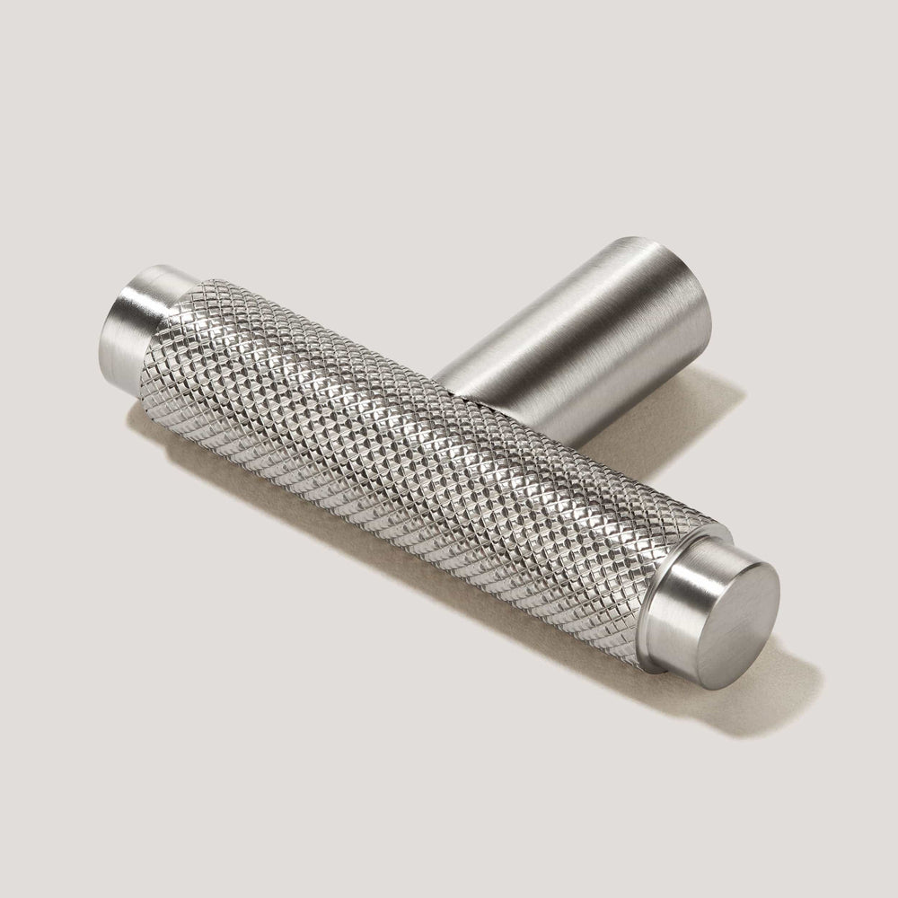 KEPLER Knurled Single T Handle - Stainless Steel