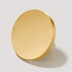 Plank Hardware Handles & Knobs LOVELL Circular Knob - Brass