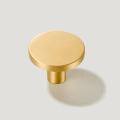 Plank Hardware Handles & Knobs Brass / Small - 28mm LOVELL Circular Knob - Brass