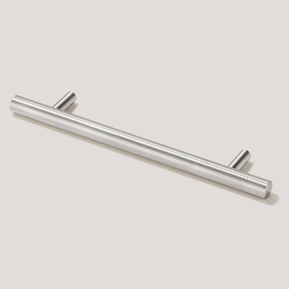 SEARLE Swirled T-Bar Handle - Stainless Steel