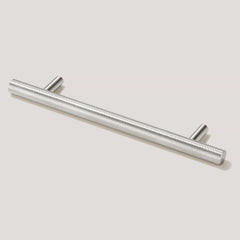 Plank Hardware Handles & Knobs SEARLE Swirled T-Bar Handle - Stainless Steel