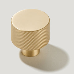 Plank Hardware Handles & Knobs SWIFT Swirl Knob - Brass