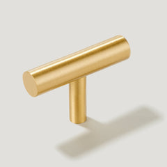 Plank Hardware Handles & Knobs WATT Single T Handle - Brass